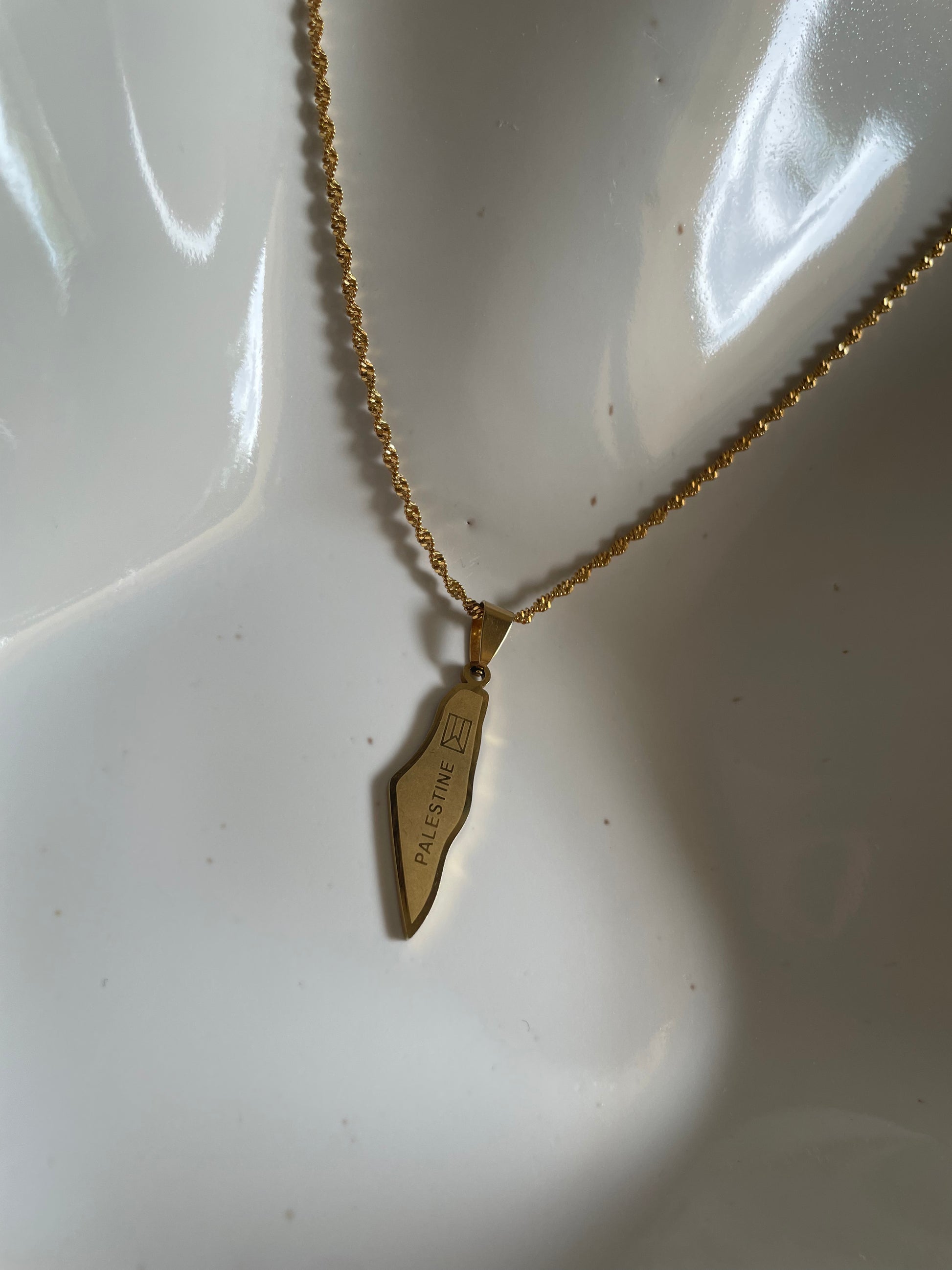 Charm with Palestine map