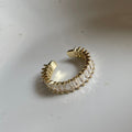 Ameya · Ring mit Cube Stones · Edelstahl