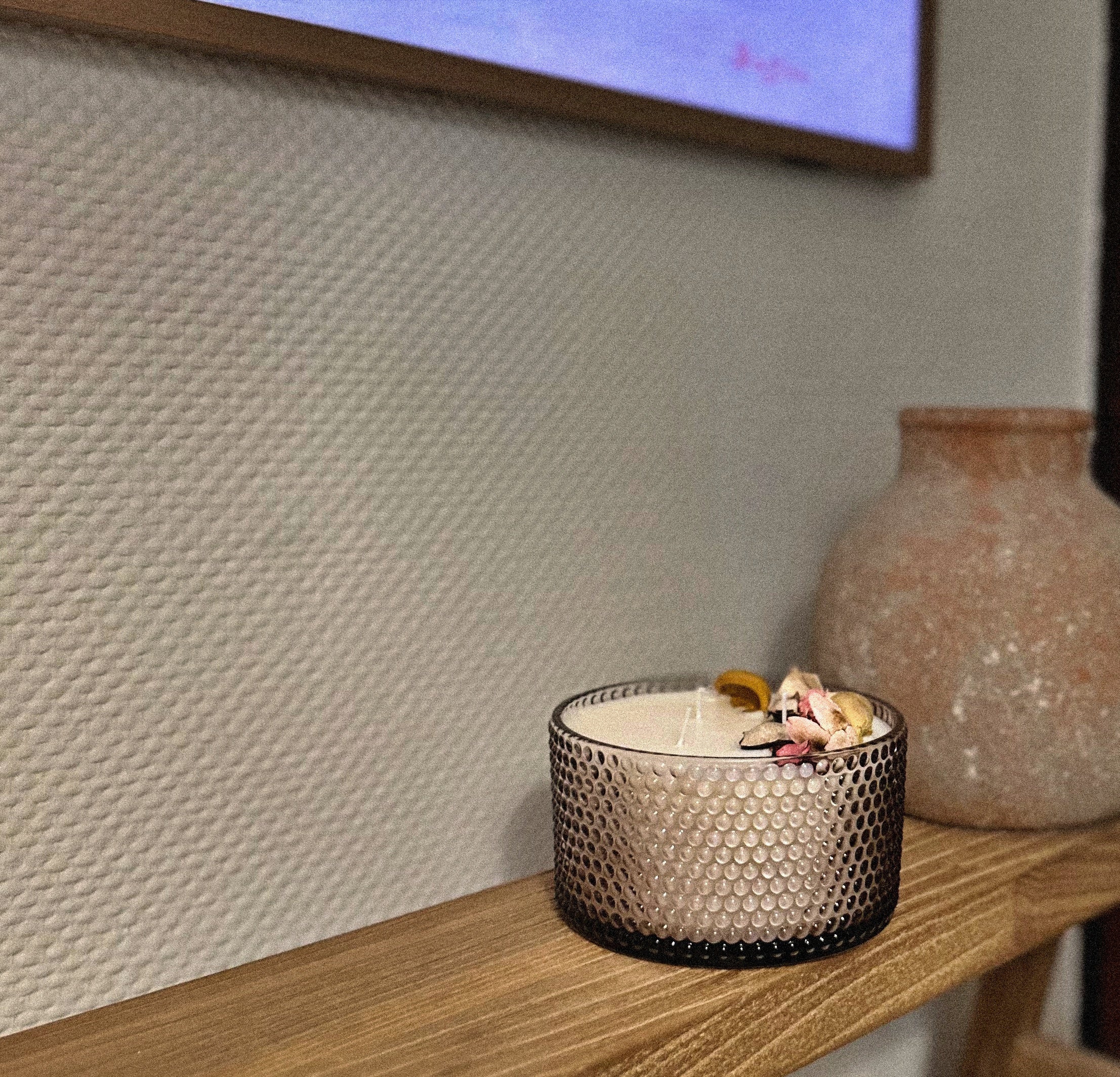 Botanical Bowl · XL Duftkerze mit getrockneten Blüten · Limited Edition