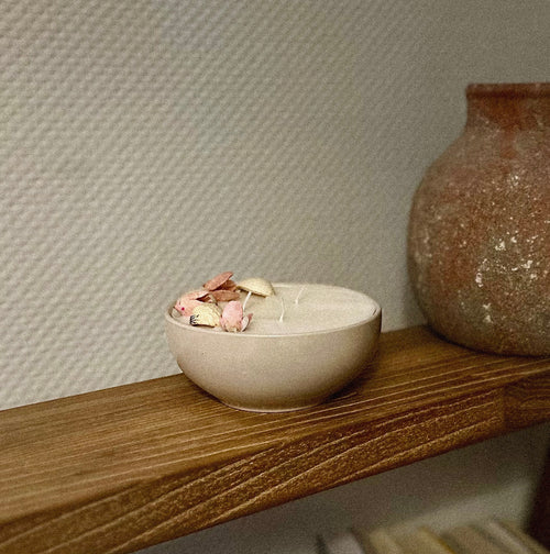 Ivory Bloom · Scented Candle in Ceramic Bowl · Limited Edition