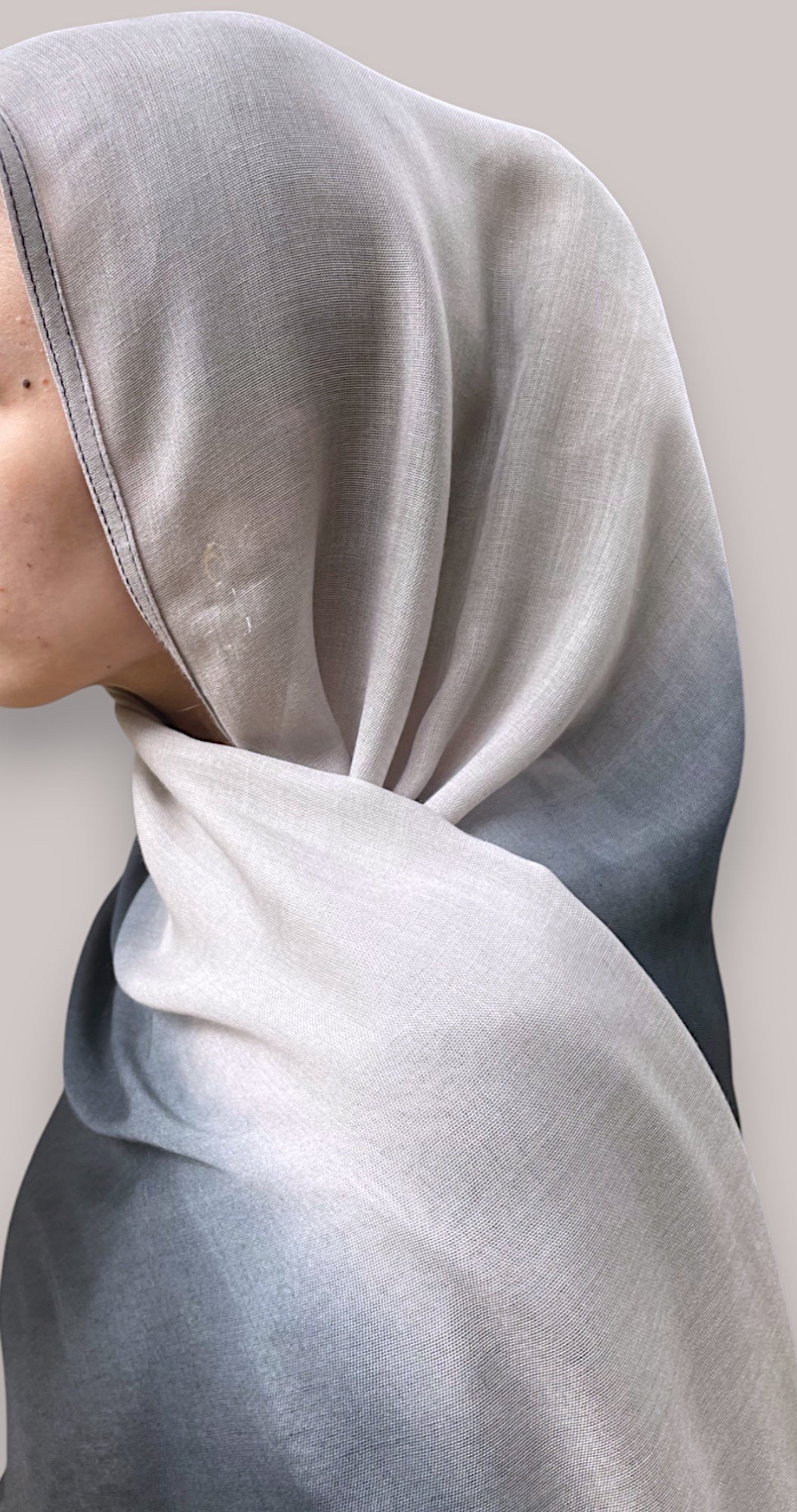 Veil of Light · Modal Ombré Hijab
