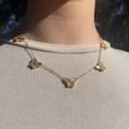Mayla · Schmetterlingskette · 18k vergoldet